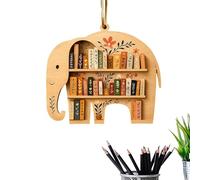 Pasbuteiy Ornement d'Étagère,Décorations Maison en Bois Animalier Mignon - Ornements de Livre Animaliers,Pour Plâtre Pâte À Sucre Et Argile Salon Chambre Cuisine