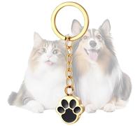 Pasbuteiy Pendentif souvenir pour chien - Souvenir rabattable en acier inoxydable - Objets de collection pour animaux de compagnie - Pour clés, travail, bureaux, situations sociales, quotidien