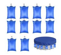 Pasbuteiy Sacs d'eau pour Couverture De Piscine,Résistant Étanche Épais | Poids d'eau pour la Couverture De Piscine,pour Amateurs De Sport Propriétaires Arrière-Cour Villa Parc Hôtel Maison De Plage