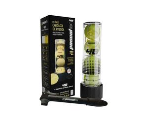 Pascal Box Pressurisateur pour balles de padel avec pompe | Padel Accessoires pour balles de padel | Pressurisateur pour balles de padel et balles de tennis | Pack complet avec lubrifiant