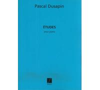 Pascal dusapin - etudes, pour piano