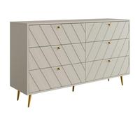 PASCAL MORABITO-Commode 6 tiroirs - Beige - TEODA de