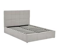 PASCAL MORABITO - Lit Coffre 160 x 200 cm - Tissu - Gris - HOPEYA de