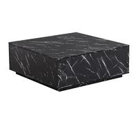 Pascal MORABITO - Table Basse avec 2 tiroirs en MDF - Aspect marbre Noir - Antrim de Pascal Morabito