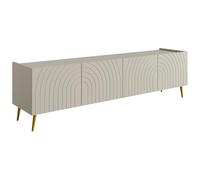 PASCAL MORABITO Vente-Unique - Meuble TV avec 4 Portes - Beige - NORSIM