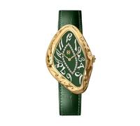 PASCAL Paradoxe Montre à quartz suisse de luxe pour homme et femme, boîtier en acier inoxydable, cristal saphir, étanche à 30 m, élégante montre bracelet habillée, vert, Moderne