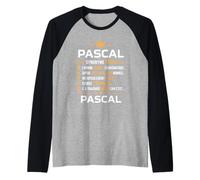 Pascal personnalisé Humour Définition Prénom Pascal Manche Raglan