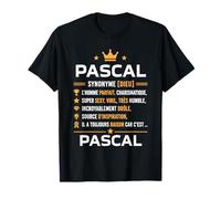 Pascal personnalisé Humour Définition Prénom Pascal T-Shirt