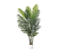 PASCH® Areca - Grand palmier artificiel - 180 cm - Réaliste et durable - Plantes artificielles réalistes - Grandes plantes artificielles - Palmier artificiel pour une ambiance naturelle