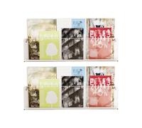 Pasdrucn 2 PCS Etagere Murale sans Percage en Acrylique, Etagere sans Percer en Acrylique pour Chambre (40cm)