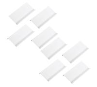 Pasdrucn 8Pcs Rangement Epices Cuisine Tiroir, Extensible De 20 Cm à 40 Cm Range Epices Cuisine Tiroir, Insert De Étagère à Épices Extensible, Rangement Epices Tiroir 4 Niveaux (Blanc)