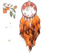 Pasdrucn Attrape-rêves Avec Arbre De Vie, Kit De Bricolage En Cristal Naturel Pour Enfants, Filles Attrape-rêves Bohème, Décoration Murale En Macramé, Décoration Murale Pour Chambre à Coucher (Marron)
