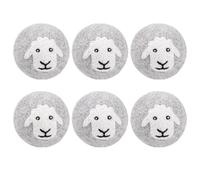 Pasdrucn Balle De Laine Pour Seche Linge, 6/3 Boules De Sèche-linge - 100% Laine De Mouton, Boule Seche Linge, Boule De Sechage Pour Seche Linge, Boule Laine Seche Linge (6 Stück)