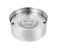 Pasdrucn Gamelle Anti Eclaboussure Chien, Grande Capacité Gamelle Eau Chien Anti Éclaboussure pour Chien Chat Chiot Cocker, Gamelle Chien Anti Eclaboussure, Gamelle Eau Chien Inoxydable (3L)