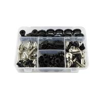 PASECVB Vis de Moto Compatible avec Yamaha pour FZ6R 2010 2011 2012 2013 2014 2015 2016 Moto Kit De Boulons De Carénage Complet pour Speed Nut Couvercle Latéral(Silver)