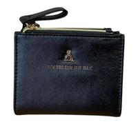 PashBAG L'Atelier du Sac Portefeuille femme 2 zip PETIT 6 CARD + Monnaies Été IVY, Noir , M, Décontracté