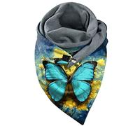 Pashmina Châle Écharpe Femme - Chaud Cache Cou-Cou Carreaux Doux écharpe Mode Chic Foulards Châles Double Polaire Chaud Écharpes avec Gland pour Mariage Party Soiree