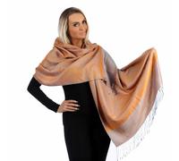 PashminaShine Écharpe Douce Comme de la Soie de Cachemire - Légère, d'Été, Foulard pour Hommes et Femmes - Pashmina Printemps, Coucher