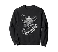 Pashupatinath Temple, Katmandou, Népal Signature Heart Art Sweatshirt