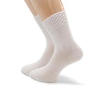 PASINI FASHION 4 paires - Chaussettes blanches unisexes en chanvre et bambou - Collection CANABOO - Respirant, Anti-odeur, Eco-Friendly, Maillot rasé blanc, 35-38