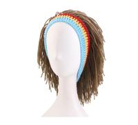 Pasisuu Bonnet de perruque tricoté avec dreadlocks Reggae pour femmes et hommes, L 25 cm l 18 cm Dimensions. Kaki Taille unique