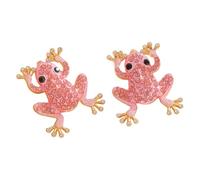 Pasisuu Frog Earrings Rhinestone Animal Studs Vintage Boho Jewelry Gift |