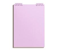 Pasisuu Top Bound Spiral Notebook Premium A5 Planner for Office School | Durable PP shell notebook featuring bleed-free paper for professionals and students Light Purple B
