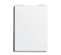 Pasisuu Top Bound Spiral Notebook Premium A5 Planner for Office School | Durable PP shell notebook featuring bleed-free paper for professionals and students White C