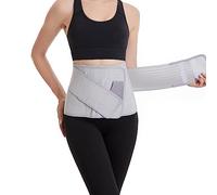 Paskyee Ceinture abdominale post-partum, ceinture abdominale post-chirurgie, ceinture pour soins postnatals, ceinture de taille/pelvis pour soulager les douleurs dorsales.