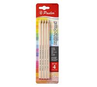 Pasler Lot de 4 crayons mélangeurs incolores - Crayon mélangeur professionnel pour mélanger, superposer et adoucir les bords des crayons de couleur
