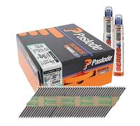 Paslode TIMCO PAS141081 Boîte de 2200 clous annelés IM360 Finition brillante 3,1 x 75 mm + 2 piles à carburant