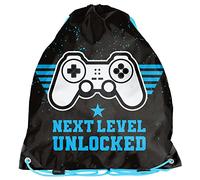 PASO Children's Gym Bag 36 x 32 cm Next Level Gaming Black/Blue