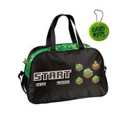 Paso - Sac de sport pour enfant fille et garçon - Sac à bandoulière avec motif départ - Sac de natation avec fond renforcé - Sac d'entraînement 40 x 25 x 15 cm