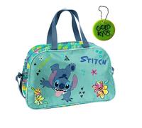 Paso Sac de sport pour enfant fille et garçon - Sac à bandoulière avec motif Stitch - Sac de natation avec fond renforcé - Sac d'entraînement 40 x 25 x 15 cm