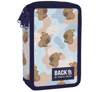PASO - Trousse à 3 compartiments - Trousse pour filles et garçons - Trousse à 3 compartiments - Trousse d'école remplie - Cochon d'eau