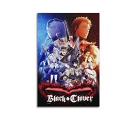 PASOFENE Poster de l'émission télévisée Black Clover 7 - Impression sur toile - Décoration murale moderne pour chambre à coucher - 20 x 30 cm