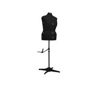 vidaXL Mannequin de robe ajustable pour femme Noir S Taille 33-40 L