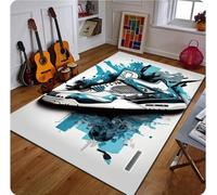 PASPRT Chaussures De Basket-Ball Baskets Imprimer Tapis De Salon pour La Décoration Intérieure Chambre Couloir Tapis Hôtel Canapé Table Basse Tapis Doux 80X120Cm