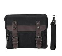 PASPRT Sacoche Latérale Moto Étanche Universelle Style Rétro Siège Arrière Sac Suspendu Véhicule Électrique pour CM300 500 Motorbike Helmet Bag(1pc Black)