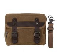 PASPRT Sacoche Latérale Moto Étanche Universelle Style Rétro Siège Arrière Sac Suspendu Véhicule Électrique pour CM300 500 Motorbike Helmet Bag(1pc Khaki)