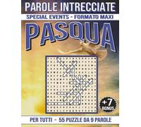 Pasqua - Parole Intrecciate: Passatempo senza schermo per relax e concentrazione