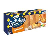 PASQUIER - Biscottes Briochées Croquantes, Saveur Gourmande Idéale au Petit-Déjeuner (255g) - Le Lot De 4
