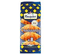 PASQUIER - Croissants Moelleux au Beurre, Plaisir Gourmand pour le Petit-Déjeuner (Sachet 320g) - Le Lot De 4