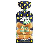 Pasquier Pain au lait bio x8 280g -