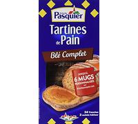Pasquier Tartines de Pain Recette au Blé Complet 24 Toasts 240 g