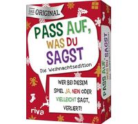 Pass auf, was du sagst - Die Weihnachtsedition: Wer bei diesem Spiel 'Ja', 'Nein' oder 'Vielleicht' sagt, verliert! | Das Original. Tolles Geschenk für Adventskalender. Ab 6 Jahren