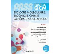 Pass Biochimie, Biologie Moléculaire, Chimie Générale & Organique - Tout En Qcm Parcours Santé Et L.As