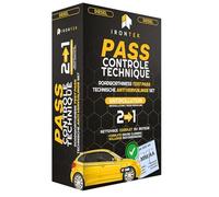 Pass Contrôle Technique Diesel 2x300ml - IRONTEK | IT205 | Facilite Le CT | Nettoyant Injecteurs | Réduit Consommation | Action Rapide
