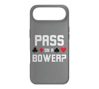 Pass on a Bower? Blague Amusante du Joueur d'Euchre Coque pour iPhone Air