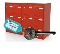 PASS-TROUSSEAU.FR - Clé Pass PTT P10 - Ouvre Serrures Boîtes aux Lettres & Immeubles (Norme La Poste) - Clé du Facteur P10